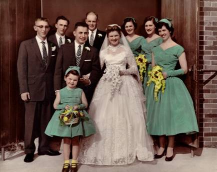 MB-47 - Donald and Eleanor Quanz, girl, Doug Krotz, Howard Bender, Murray Nelson, Helen Nelson, Iona Quanz, Elsie Nelson - Sep 29, 1956.jpg